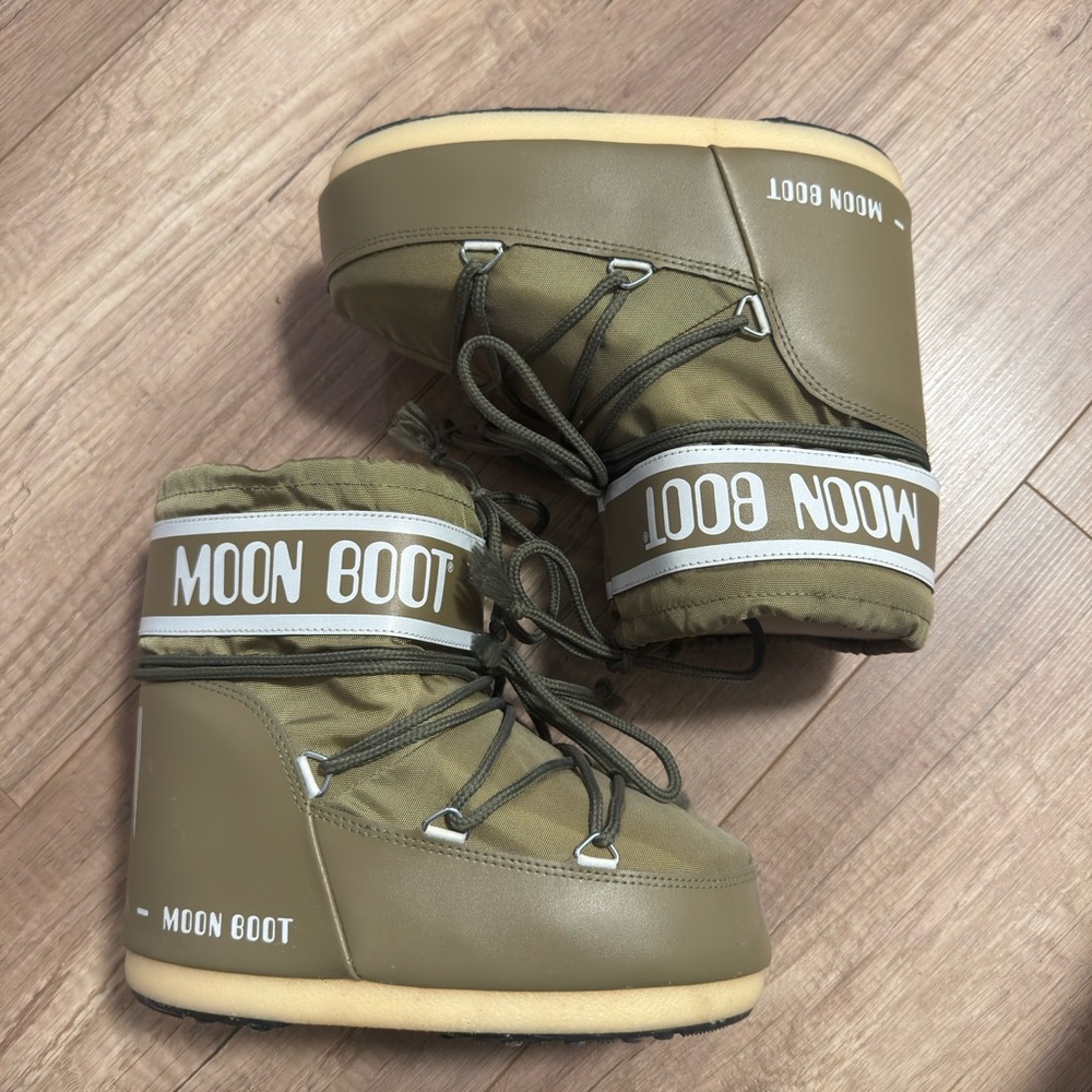 Moon Boot Khaki Snow Boots
